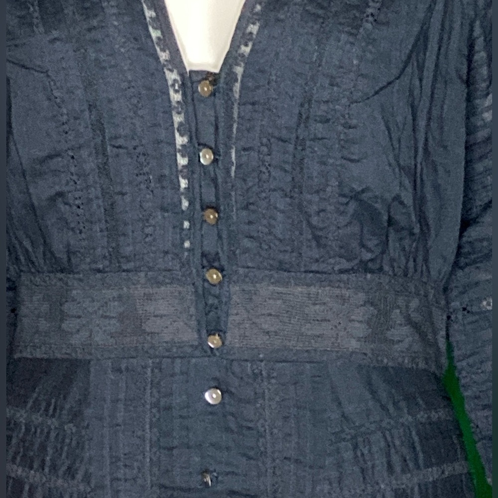 NWT Veronica Beard Addilyn Ink Blue Dress - Sz 8 - Picture 5 of 8